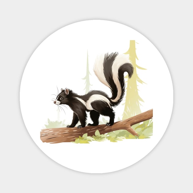 Skunk Magnet by zooleisurelife